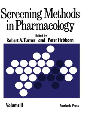 cover image of Screening Methods in Pharmacology, Volume 2